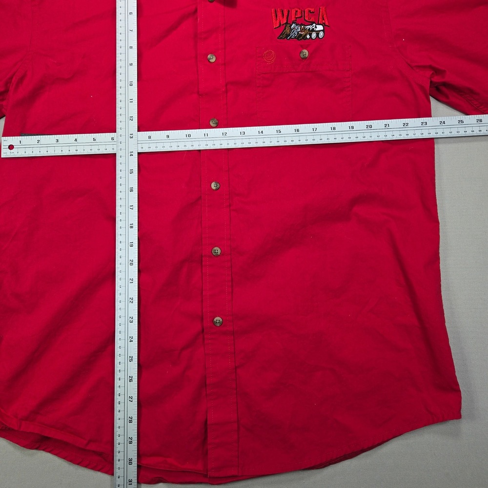 Wrangler George Strait Collection Men Red WPCA Western Button Down Shirt MGS274R - Picture 9 of 9